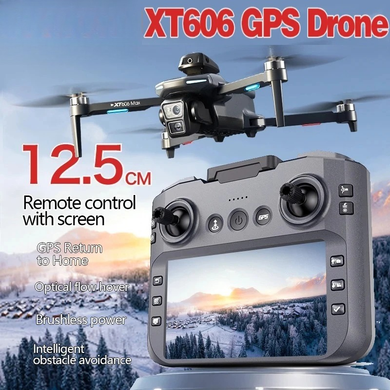 Drone Kit With Camera - Original XT606 MAX GPS Drone 4k