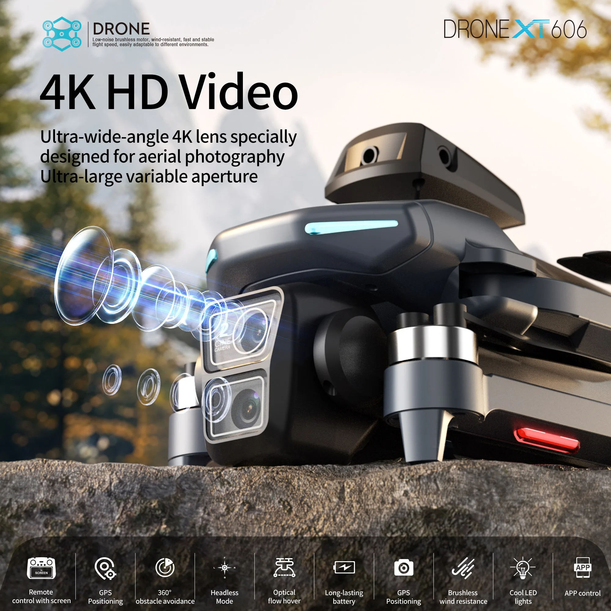 Original XT606 MAX GPS Drone 4 - Drone Kit With Camera ulasan dan harga