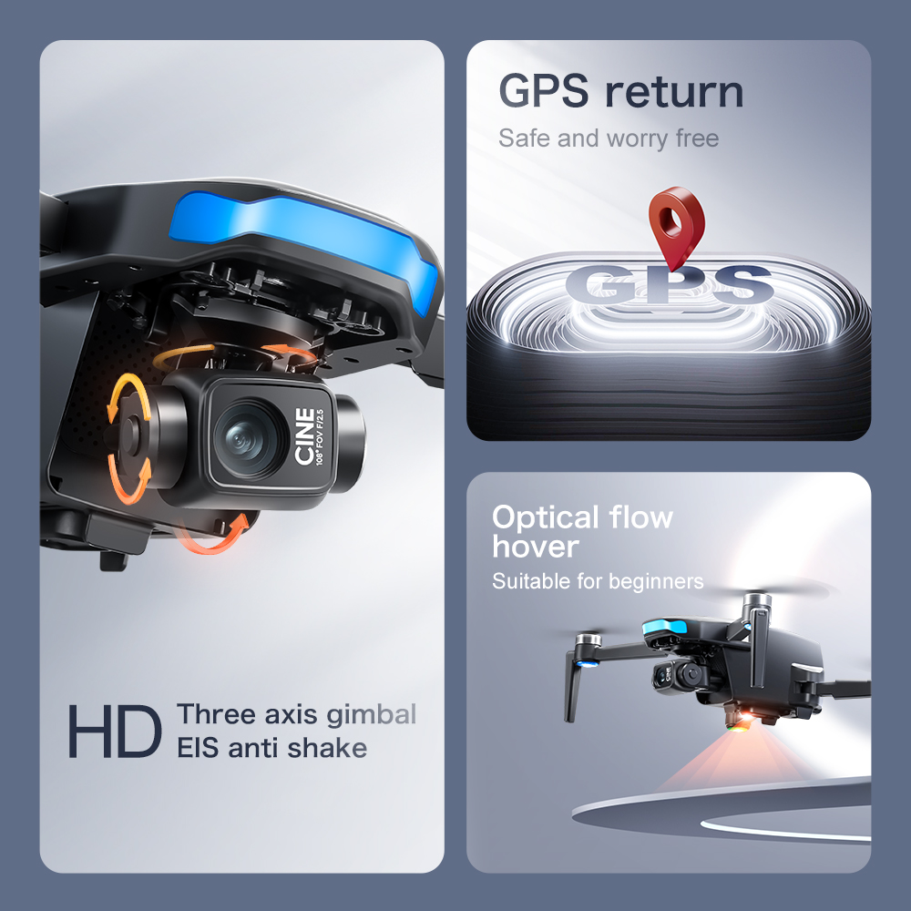 Original S-X1 GPS Drone 8KHD p - Drone Kit Professional ulasan dan harga